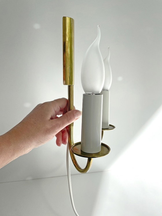 Image 1 of 2x Lampade doppie Lyskaer Danimarca Design metà secolo