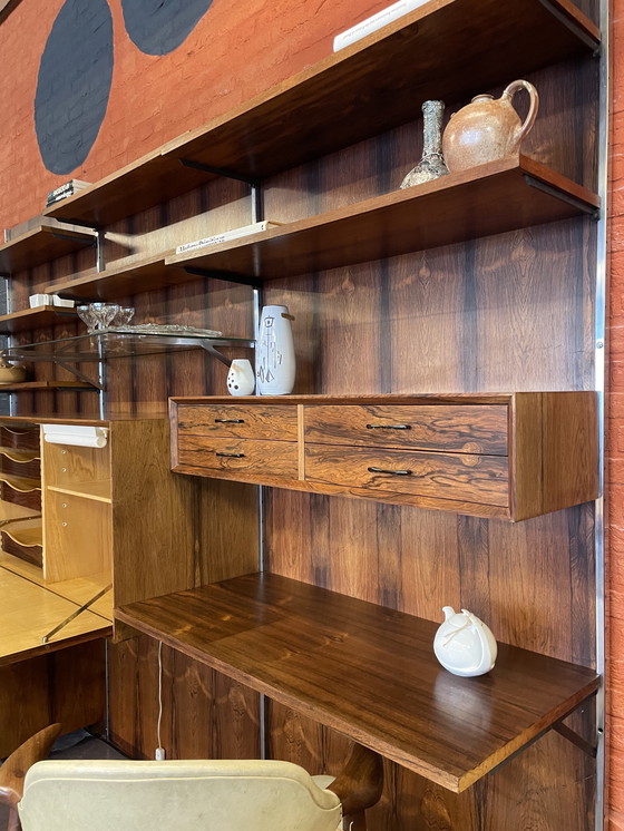 Image 1 of Sistema di pareti in palissandro vintage e unico