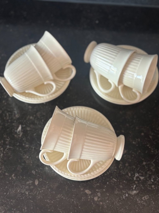 Nieuw Originele Wedgwood Edme Kop En Schotels (6x) – servies, Other