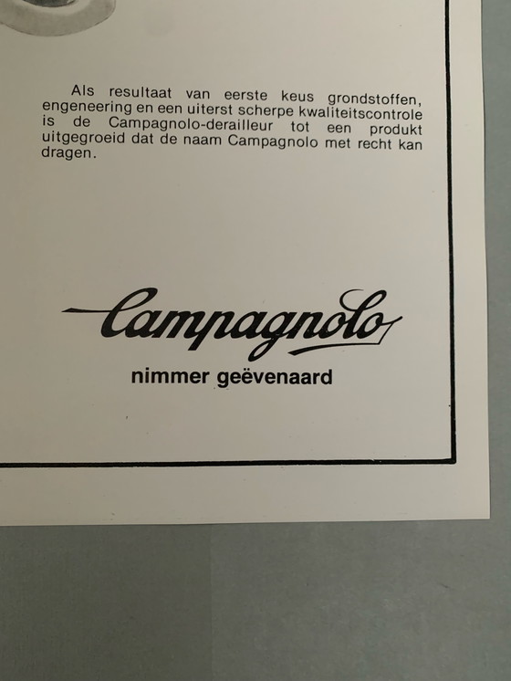 Image 1 of Poster Campagnolo Super Record Racing Bike