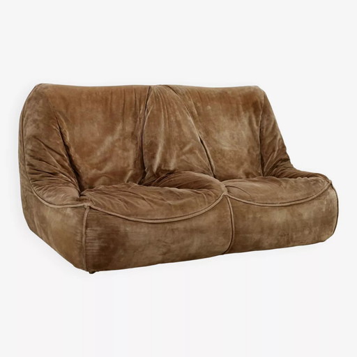 Sofa by Bernard Govin, Atelier Dunlopillo, France, Circa 1970
