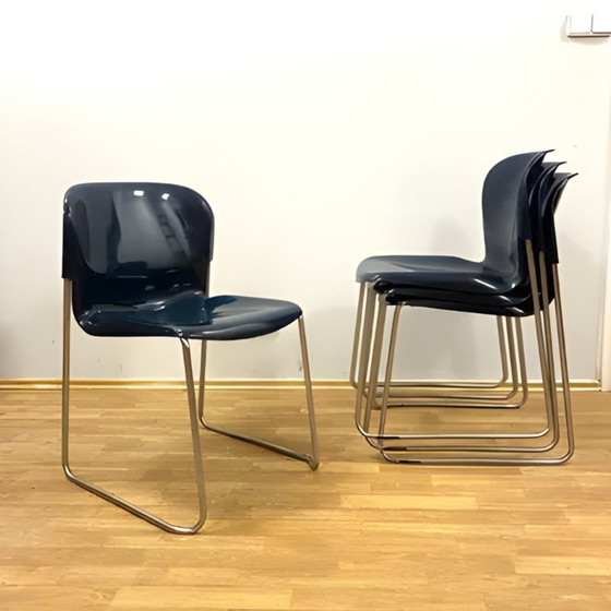 Image 1 of Sedia retrò Drabert SM400K, Germania Ovest, anni '80, set di 2