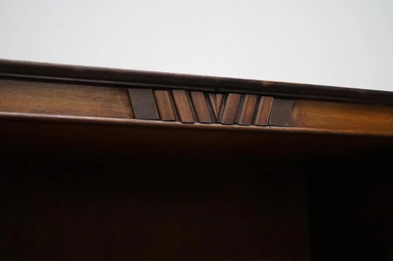 Image 1 of Grand meuble ancien Art Déco en chêne, style boutique de chocolat allemande, années 1920