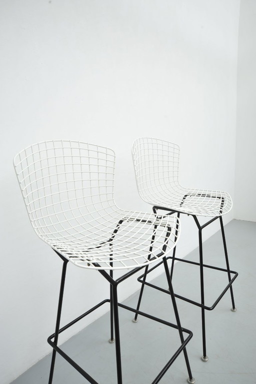 2x Bertoia Bar Stool by Harry Bertoia for Knoll International (1952)