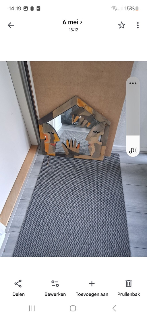 Miroir inspiré du cobra