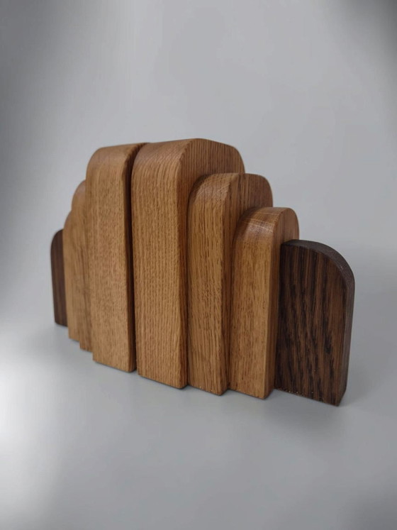 FERMALIBRI - ART DÉCO / SCUOLA DI AMSTERDAM – ArtDecoOnline, Oggetti decorativi, Legno (photo 3 of 5)