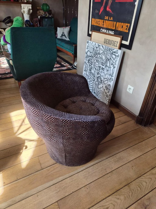 Gamma fauteuil van Pierre Guariche, 1960, Meurop – kuipstoelen, Velvet (photo 2 of 5)