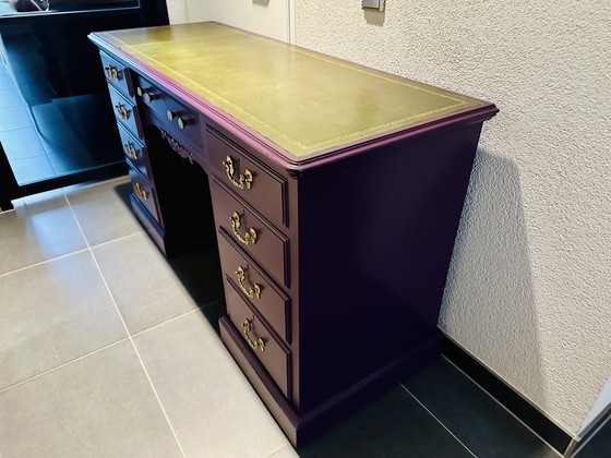 Image 1 of Bureau anglais vintage de style baroque