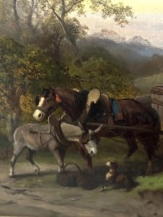 Image 1 of F.erdinand Marohn, The Harvest, Oil on Canvas