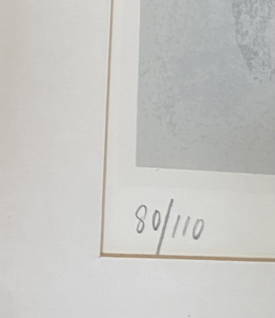 Image 1 of Ger Jansen (1936) Serigrafía Criatura fabulosa 2 1986