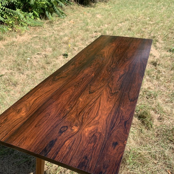 Image 1 of G. Scapinelli. Braziliaanse console van caviuna en palissanderhout.