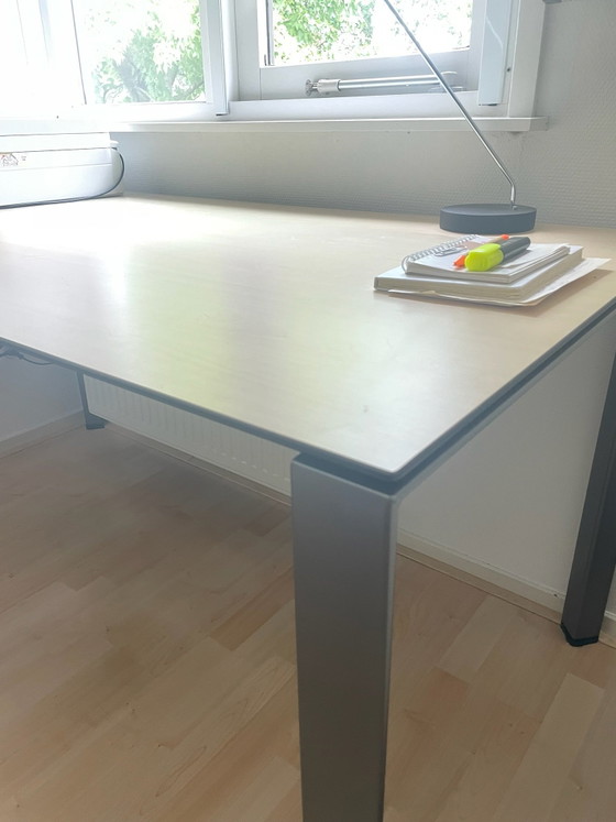 Schreibtisch – Ahrend, Metall, Stoff (photo 2 of 5)