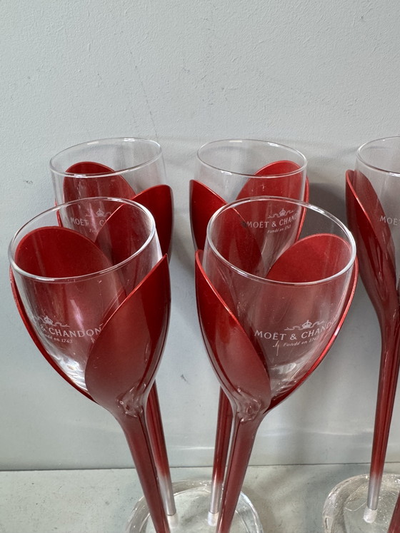 Moët & Chandon Champagneglazen - Set van 8 – Tafelaccessoires, Glass, Plastic (photo 10 of 15)