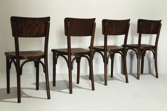 Sedie da Pub Thonet H-48, anni '30, Set di 4 – Sedie da pranzo, Legno (photo 9 of 17)