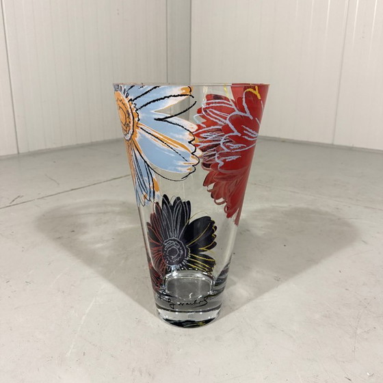 Image 1 of Jarrón de cristal de Andy Warhol para Rosenthal, Alemania, década de 1980