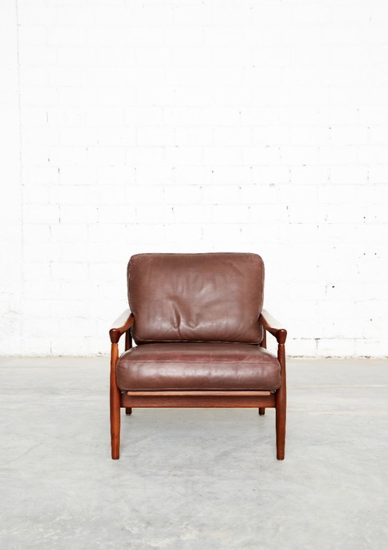 Coppia di Easy Chairs Modello 'Kolding' di Erik Wørts per IKEA – Poltrone, Leather (photo 3 of 16)
