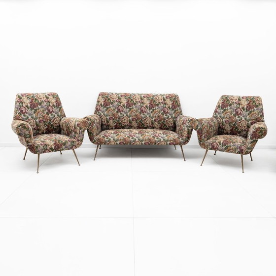 Image 1 of Canapé italien moderne du milieu du siècle par Gigi Radice pour Minotti, 1950s