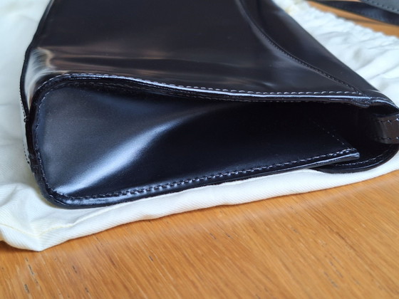 Vintage Bally Leather Shoulder Bag / Clutch, 90s, Incl. dustbag, Crossbody bags, Calfskin, Black (photo 10 of 14)