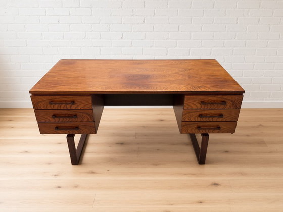 Bureau danois vintage en palissandre Torben Valeur & Henning Jensen pour Dyrlund – Bureaux, Wool (photo 10 of 13)