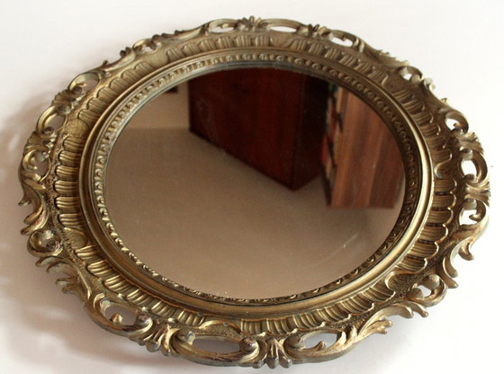 Image 1 of Weelderige garderobespiegel - vintage