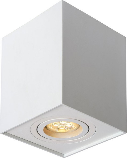 Lucide TUBE ceiling spotlight 1xGU10 white – stylish surface-mounted spotlight