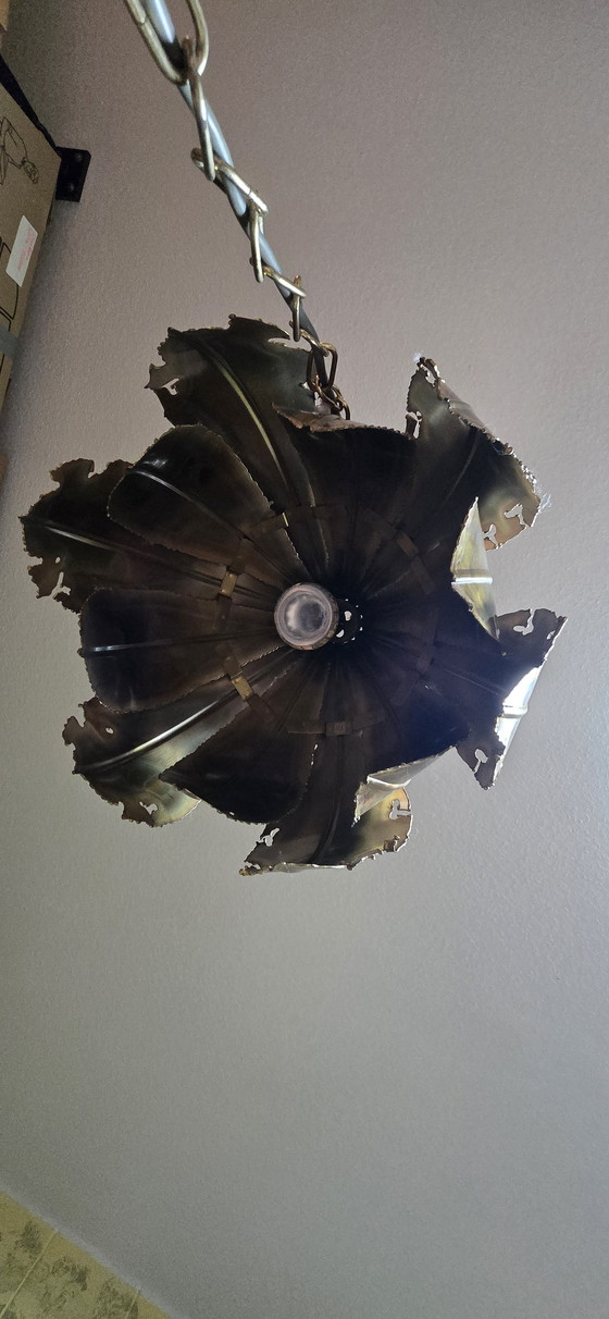 Image 1 of Messing hanglamp van Holm Sörensen, model 6395