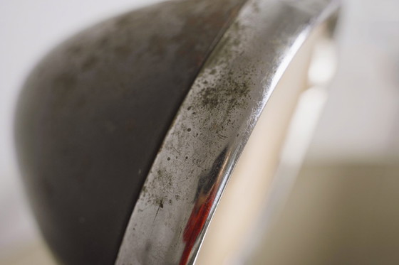 Image 1 of Lampada industriale vintage di Vogel, lampada da lavoro cromata regolabile olandese, illuminazione da studio AV