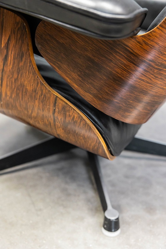 Image 1 of Eames Lounge Chair + Ottomane