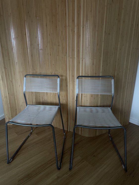Image 1 of 2er Set IKEA Melker "Spaghetti" Stühle - Lisa Norinder Design