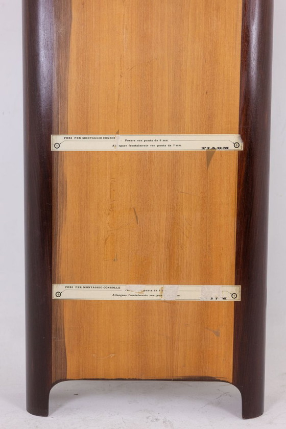 Image 1 of Carlo di Carli. Garderobenständer aus Palisanderfurnier. 1960er Jahre.