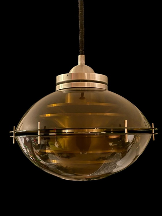 Lampada a sospensione vintage Herda Space Age – Anni '70 – Pendant – Plafoniere, Aluminium, Plastic (photo 5 of 7)
