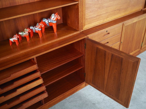 Image 1 of Set di librerie in teak, design danese, anni '70, designer: Kai Winding