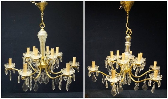 Lustre en bronze cristal. – Crystal (photo 4 of 5)