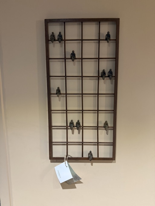 Atemberaubende Bronze-Wandskulptur „Das Fenster“ von Erli Fantini für Gardeco – beeldhouwkunst