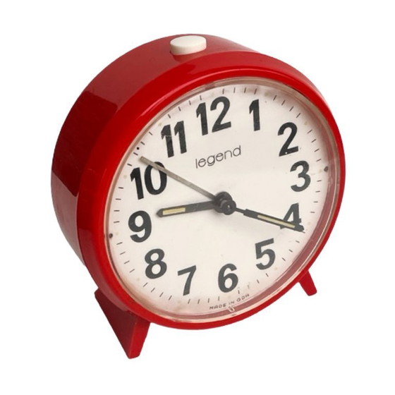 Image 1 of Alarm clock, mechanical clock LEGEND, VEB Uhrenwerke Ruhla Germany 1970s