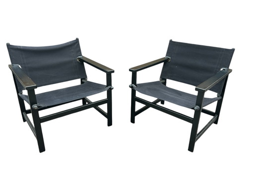pair of safari armchairs Hyllinge Møbler Denmark
