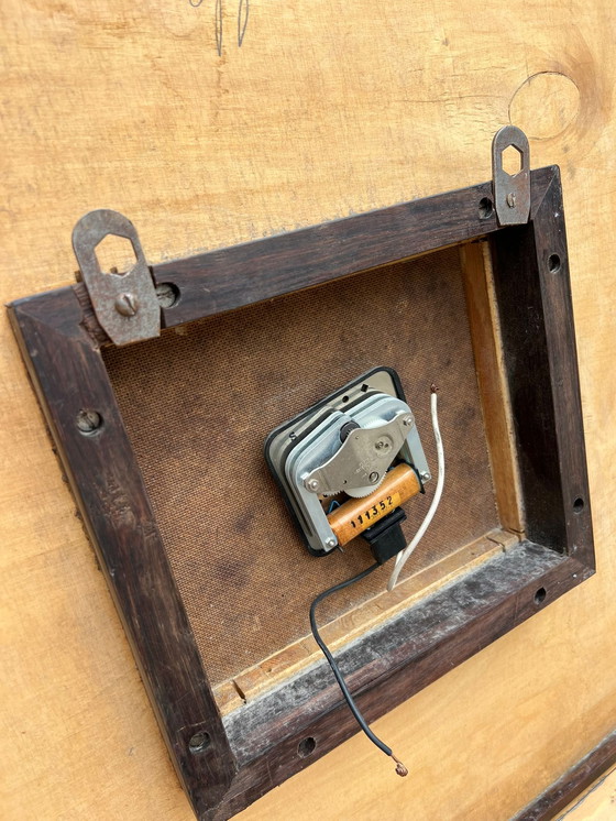 Image 1 of Rosewood wall clock from former bank
