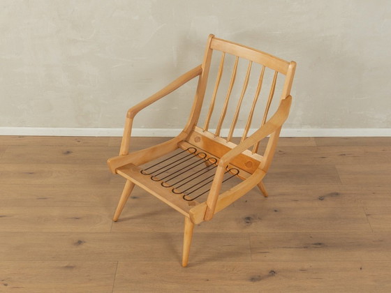 Image 1 of Fauteuil met bloemenpatroon, 1950