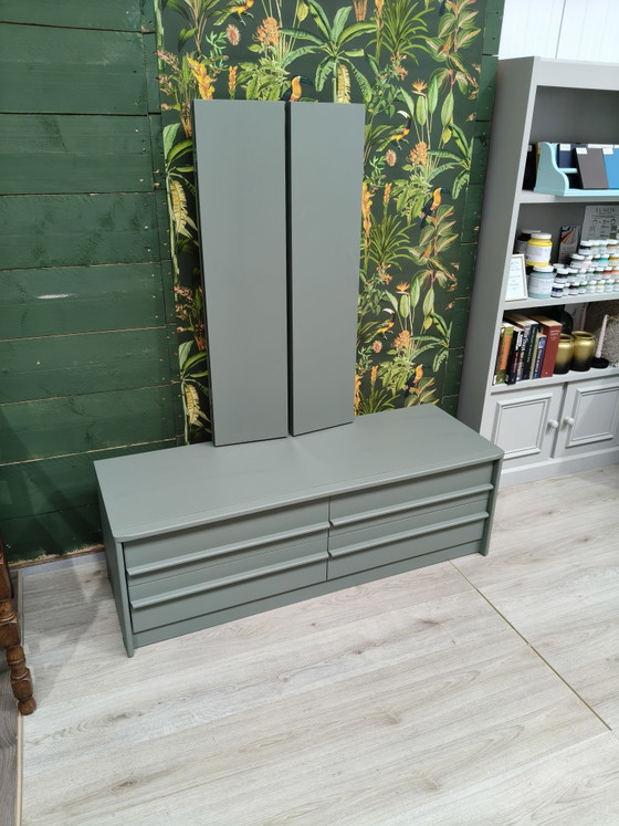 Kaptafel met grote spiegel – Glass, Wood (photo 4 of 6)