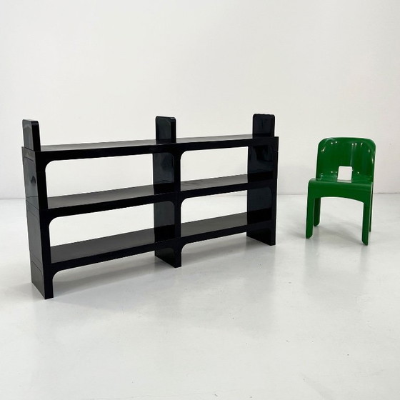 Image 1 of Zwarte modulaire plank van Olaf Von Bohr voor Kartell, jaren 70