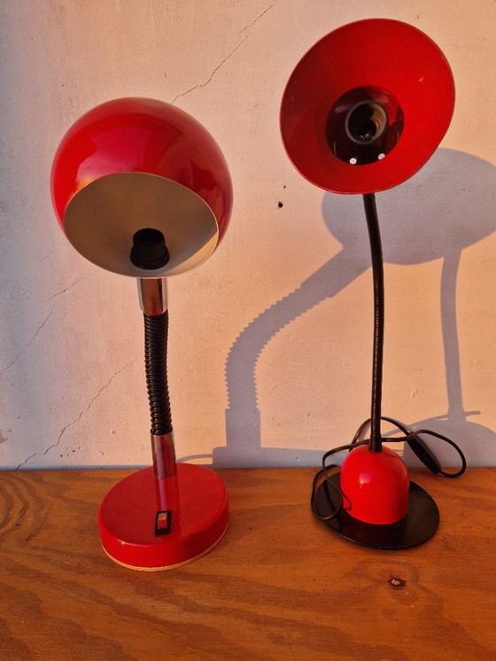 Image 1 of Paar tafellampen uit het ruimtetijdperk