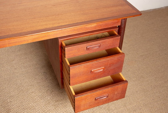 Image 1 of Escritorio ejecutivo danés diseñado por Gunnar Nielsen Tibergaard en 1960.