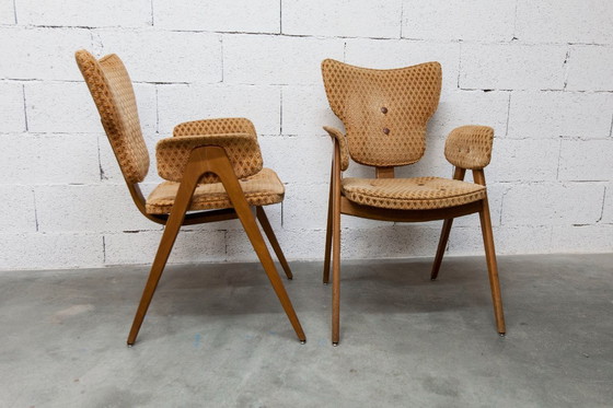 Image 1 of Coppia di poltrone di Roger Landault, edizione ABC degli anni '50