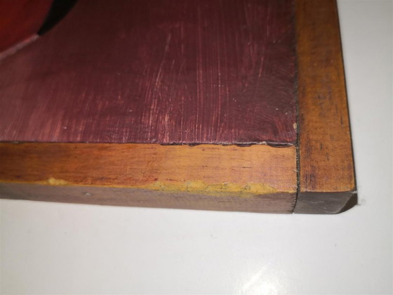 Image 1 of Cornice artigianale in rilievo africano vintage / 62 x 42 cm / anni '80