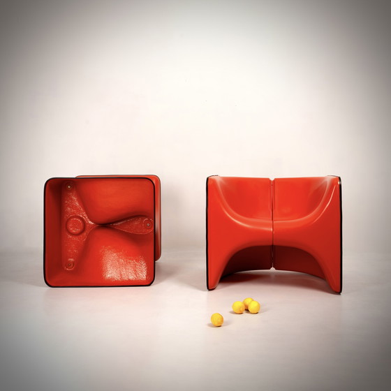 Image 1 of Christian Germanaz, 2 Half & Half fauteuils, Airborne