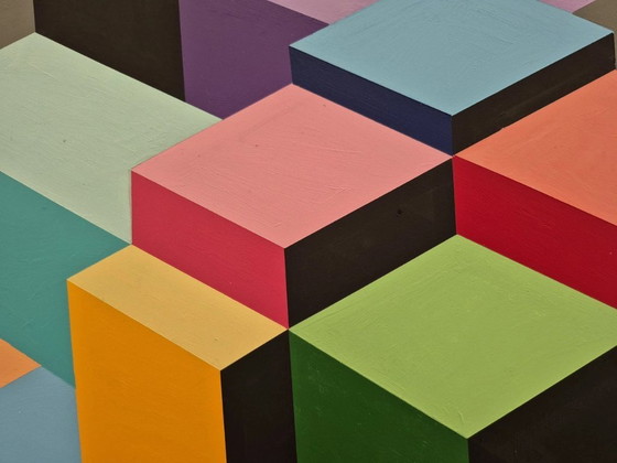 Image 1 of Accumulation - Original Painting on MDF