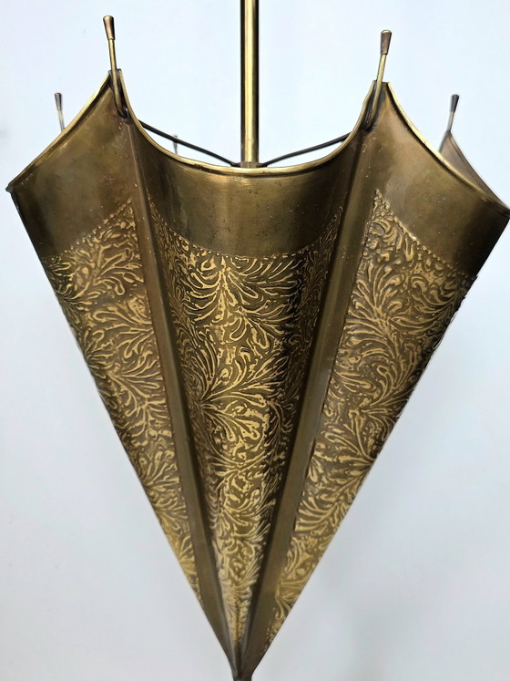 Porte-parapluie vintage en laiton avec détails gravés – Brass (photo 5 of 10)