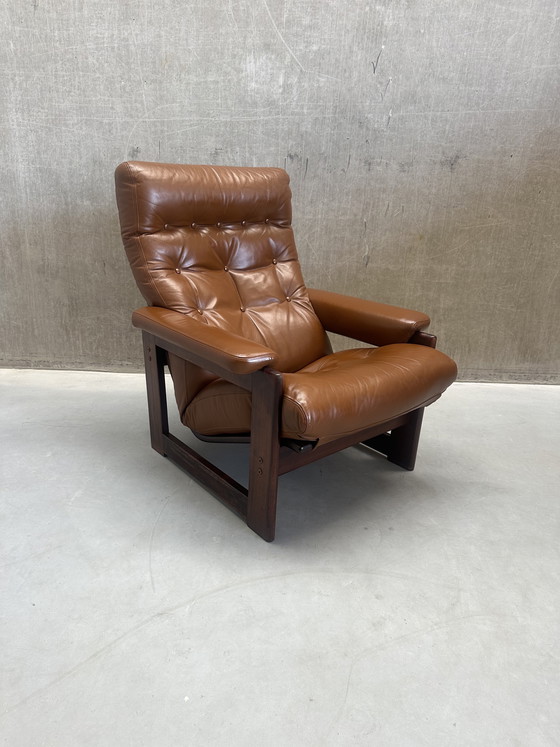 Image 1 of Set/2 Poltrone Lounge Coja Culemborg Cognac anni '70