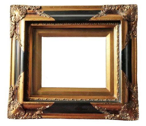 Cornice barocca in legno con vetro