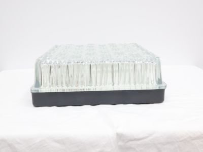 Plafoniera vintage / vetro metallo / quadrata / grande – Plafoniere (photo 5 of 5)